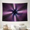 Абстрактный фиолетово-синий волнистый узор Настенный гобелен Машинная стирка Всесезонный Декор Художественный принт Современный дизайн Домашний Легко чистить