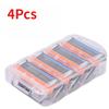 New 4Pcs Professional Replacem 5 Layers Shaving Razor Blades Fusione