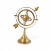 Vintage Brass Armillary Sphere 11" Antique Astrolabe Table Top World Globe Gift