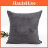 Supersoft Striped Corduroy Cushion Cover For Sofa In Elegant Timeless Design