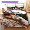 Famous singer  Pattern Bedding Quilt Set Quilt Cover Pillowcase Home Decoration Birthday Gift (1 * duvet cover + 2 * pillowcase, without core)
