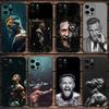 Чехол для телефона C-Conor M-McGregor для Apple iPhone 15,14,13,12,11,Pro,X,XS,Max,XR,Plus,Mini Мягкий черный чехол