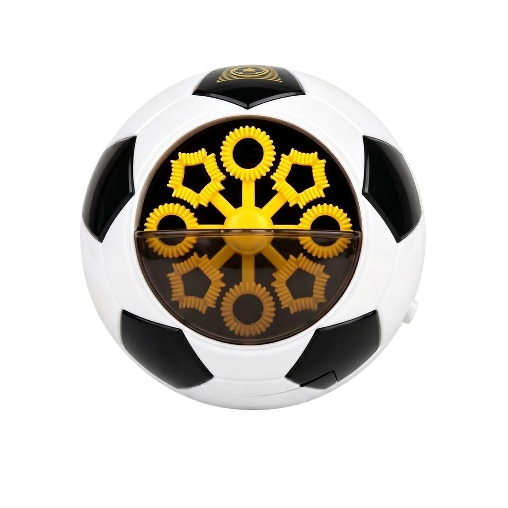 Automatic Soccer Ball Bubble Machine Toy with Multiple Bubble Wands for Outdoor Indoor Play Kids Entertainment and Parties