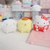 Sanrio Cute Stress Relief Toys Cinnamoroll Kawaii Plush Anime Cartoon Kids Stress Relieving Handheld Therapy Figurine Gift