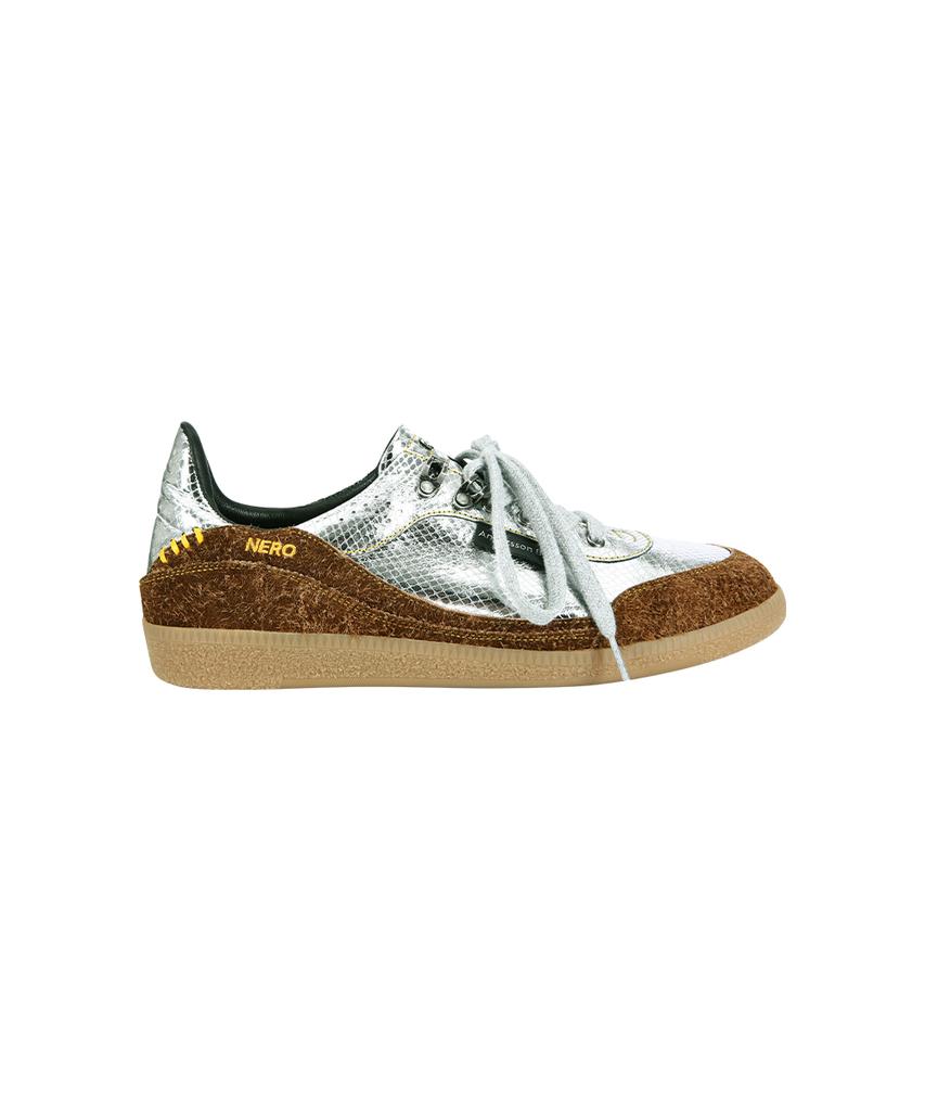 Adsb Andersson Bell Unisex Nero Trainer Aaa519U(Silver/Brown)