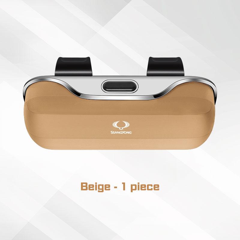 Car Visor Glasses Box Eyeglass Case For SsangYong Korando Rexton Actyon RODIUS Kyron M200 Musso Sunglasses Holder Accessories WW25