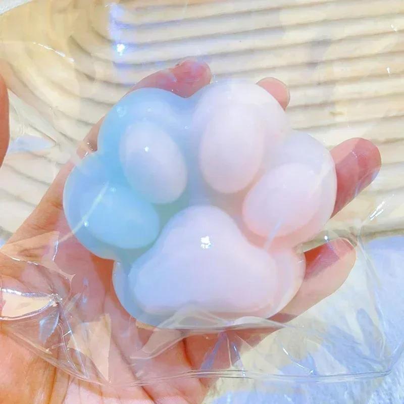 Хэллоуин Темное звездное небо серии Кошачий коготь мягкая игрушка-фиджет милая кошачья лапка силиконовая игрушка с медленным отскоком щипковая декомпрессионная игрушка