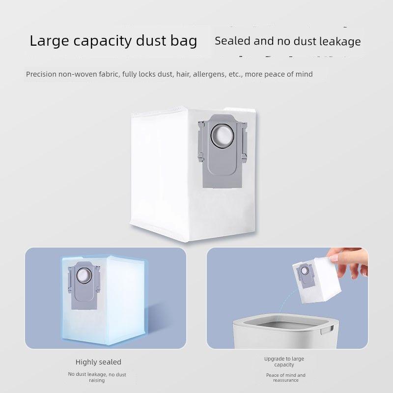 Compatible with Roborock Vacuum Cleaner Dust Bags P10S/P20Pro/G30U/G20S Ultra Accessories and Consumables