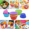 Silicone Cupcake Liners Reusable Cupcake Muffin Baking Cups High Temp Resistant Food Grade Cake Mold Gift for Baking Enthusiasts