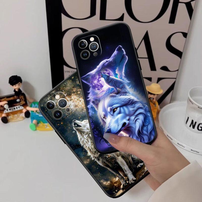 Чехол для телефона с рисунком животного Волка для Samsung Galaxy S20 S21 S22 Ultra FE Plus A21S A22 A24 A25 A26 A30 A30S A31