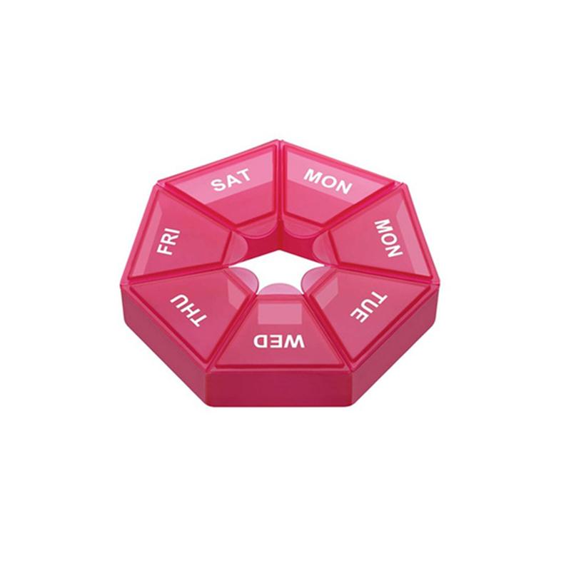 1 шт., пластиковый чехол для таблеток, 7 дней, коробка для конфет, портативный держатель для планшета, органайзер для путешествий, дозатор для таблеток, контейнер