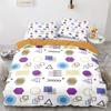 Geometry Graphics Duvet Cover Set King Queen Twin Size For Teens Adults Bedding Set Polyester Comforter Cover With Pillowcase
