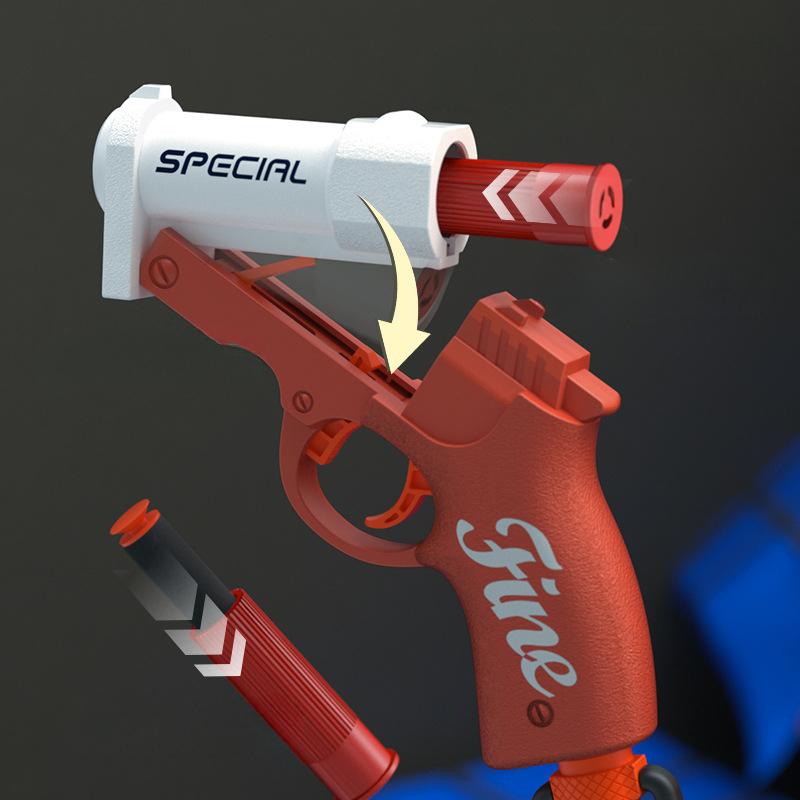 Мини S686 метательный снаряд мягкий пулевой гранатомет игрушечный пистолет страйкбольный пенный пулевой бластер CS уличное оружие детский пистолет подарок для ребенка
