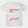 T Shirt Women Mississippi Arkansas Harajuku Print Kawaii Tshirt Summer Short Sleeve Female T-Shirt Top Tee
