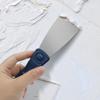 1Pc Stainless Steel Oblique Blade Scraper Putty Knife With Plastic Handle Shovel Paint Tools Household Industrial Cleaning