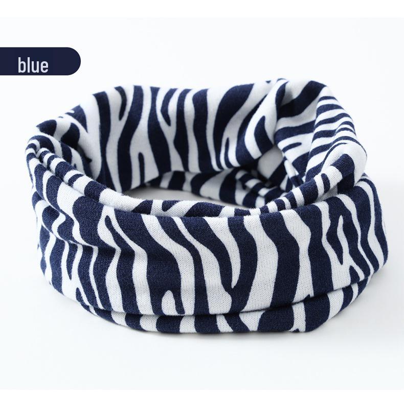 Двухслойный шарф-манишка в корейском стиле: Унисекс Осенне-зимний шарф и эластичная повязка на голову