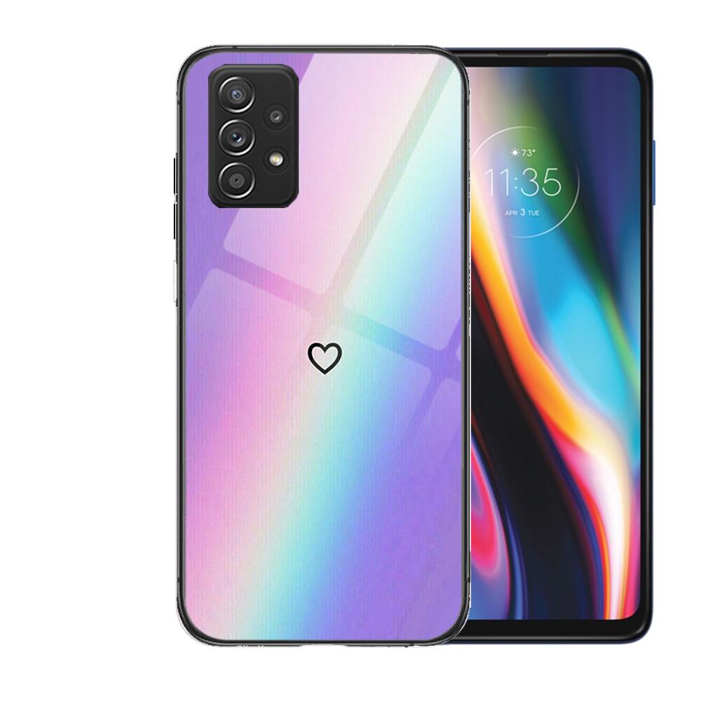 Чехол из закаленного стекла с сердечком для телефона Samsung Galaxy A51 A71 A60 A70S A70 A80 A21S A41 A20E A50 A30S 5g A32 A40S A20S plus