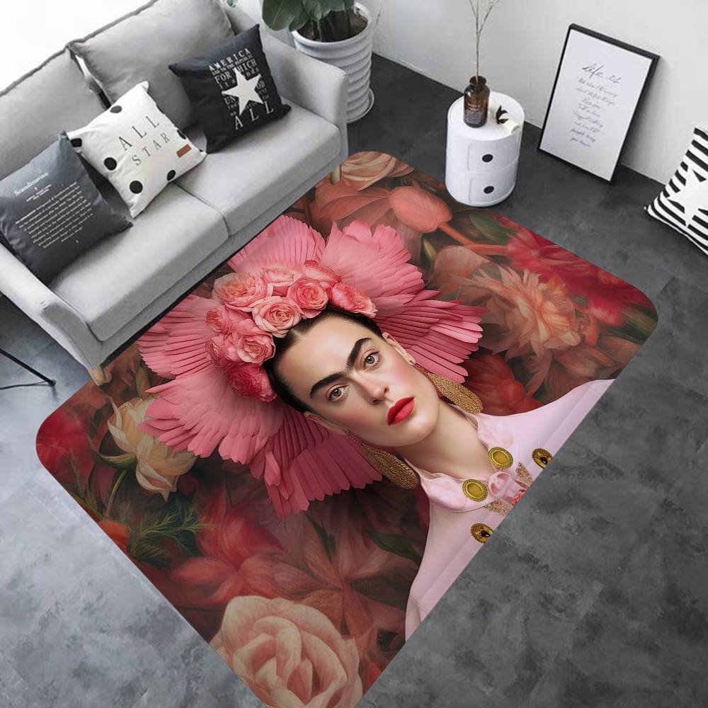 Vintage Artist F-Frida K-Kahlo Door Mat Kids Room Bedroom Decoration Balcony Anti-Slip Doormat Living Room Doormat Area Rug