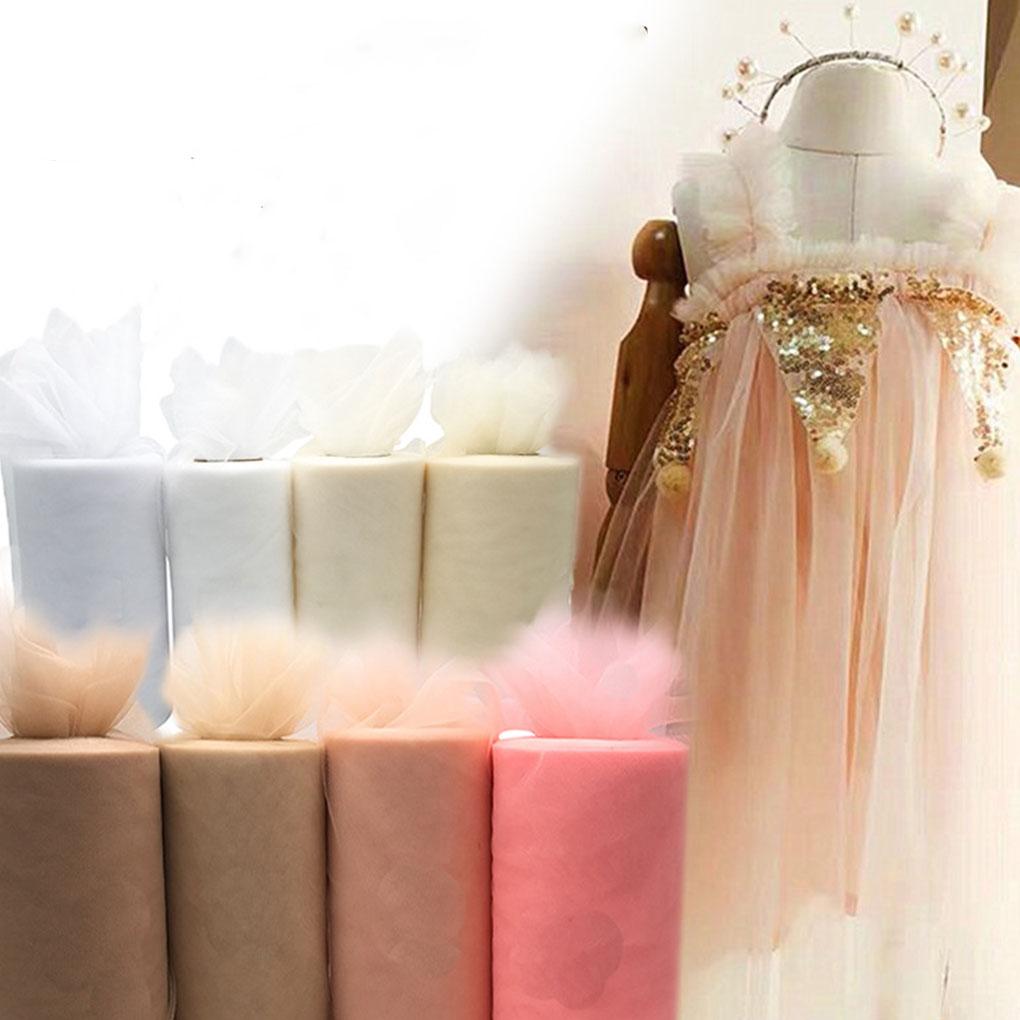 Рулон тюля для свадебного украшения, катушка, широкое применение для поделок своими руками, рулон тюля, катушка для ткани