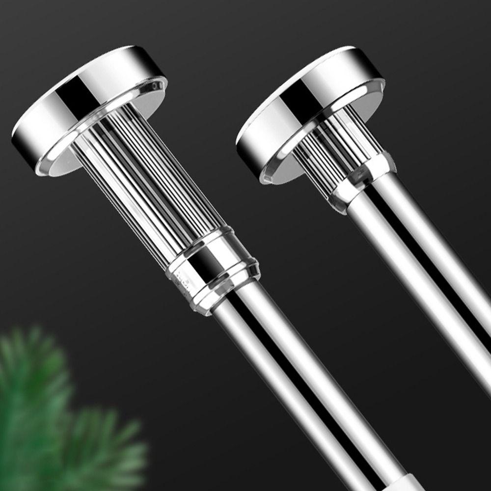 Телескопическая штанга из нержавеющей стали для штор, сушилка для одежды без сверления для ванной комнаты на балконе