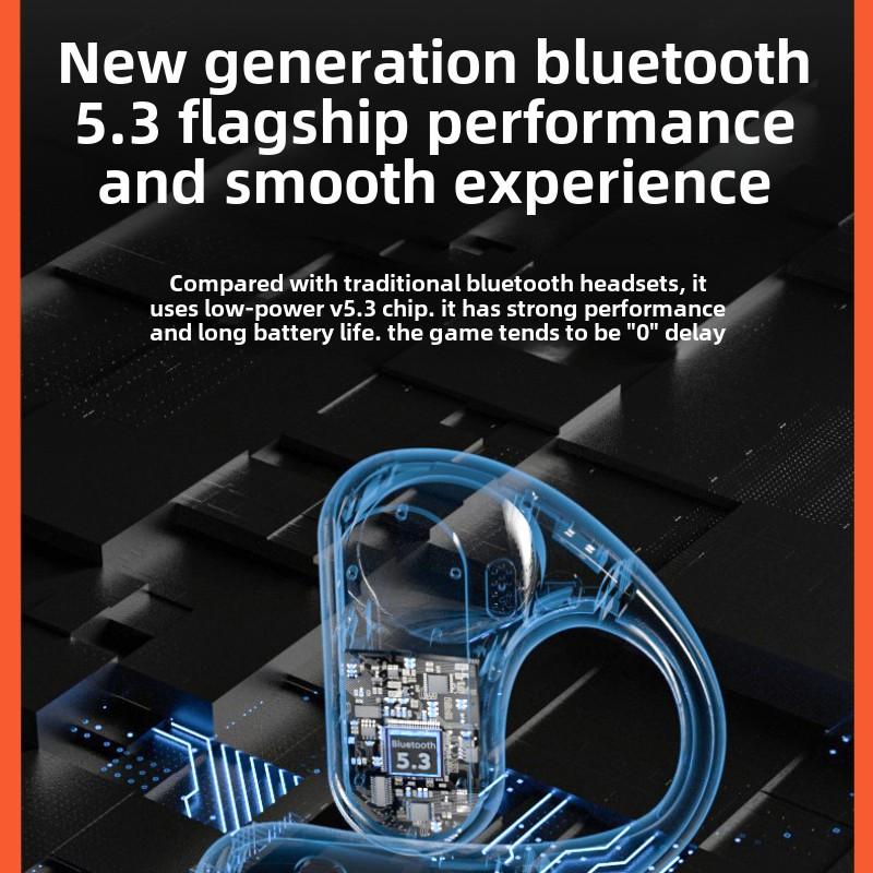 New Sports Bluetooth Headset Open OWS Bone Conduction Concept Air Conduction Does Not Reach The Ears