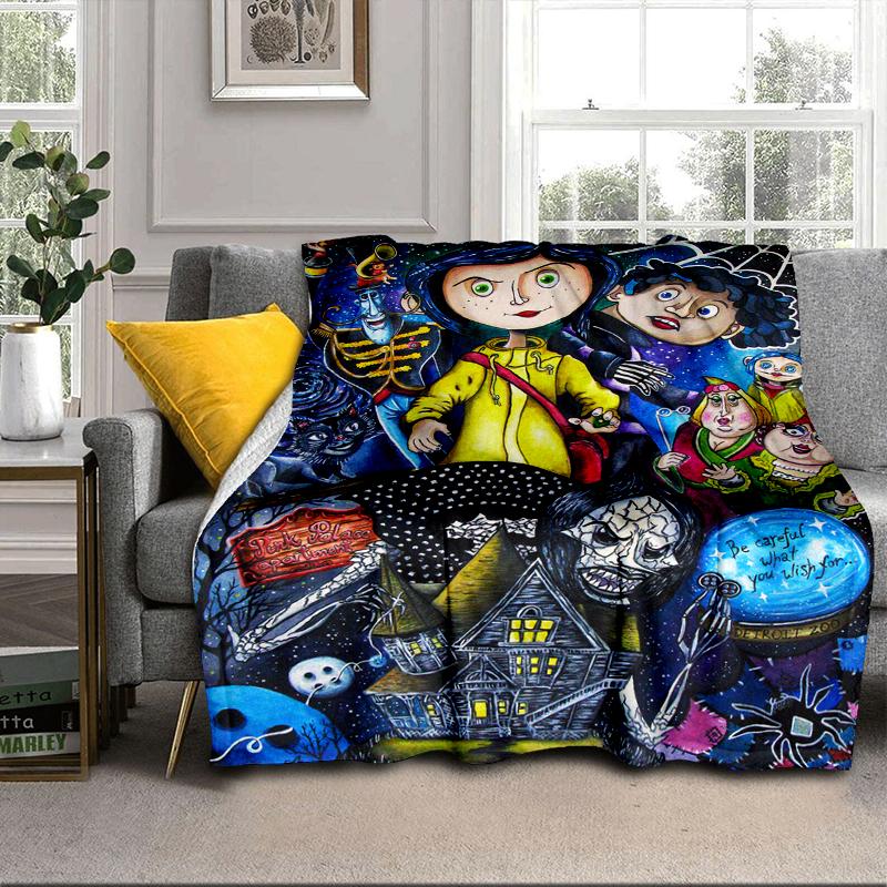 Fantasy In horror mother Blanket Flannel Blanket for bed, sofa, Camping, Hiking, Picnic Essentials, gift for family Fan gifts