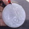 Burma A-Grade Natural Jade Leaf Pi Xiu Pendant
