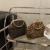 Large Capacity Personalised Leopard Fashion Accessories Chain Crossbody Tote Shell Bag For Women