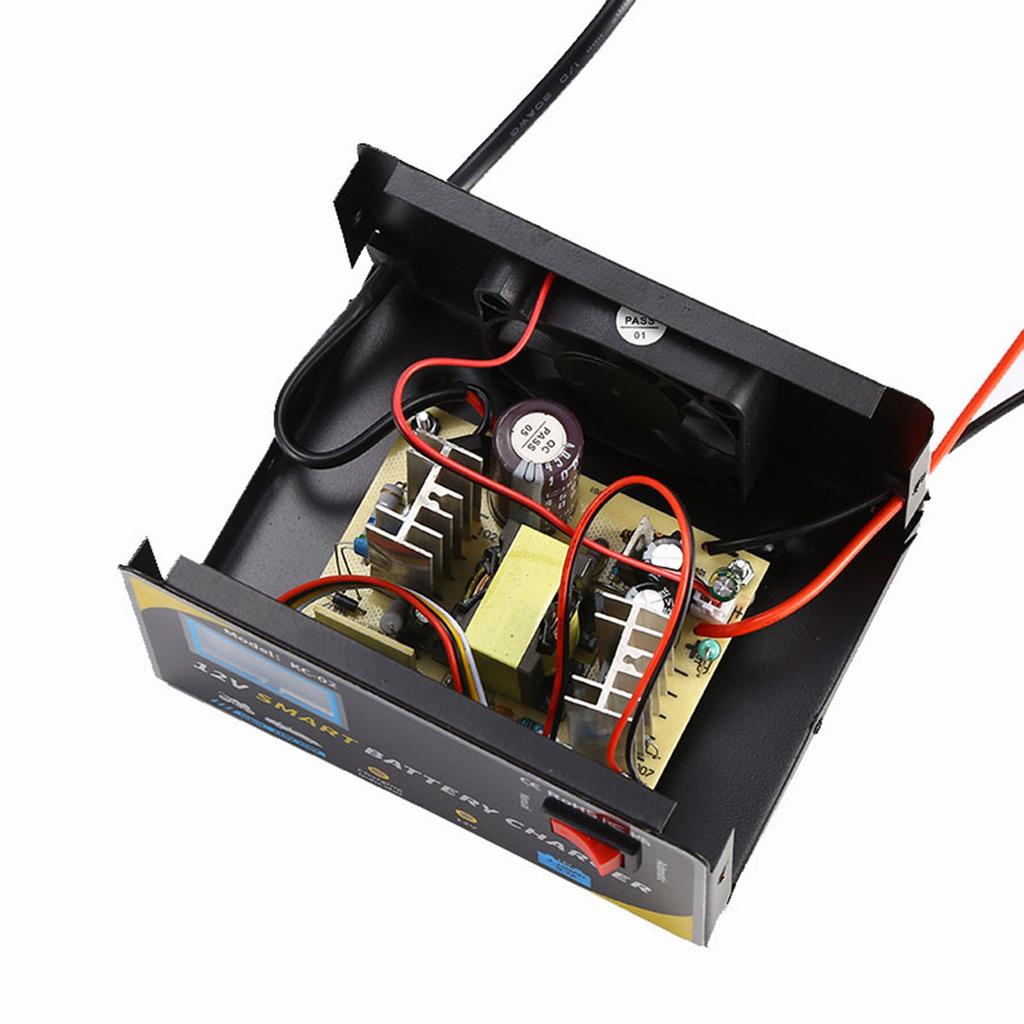 Car Battery   Smart Battery   for 12V Battery Digital Display PowerCelsiusVoltageCelsiusCurrent Automatic Manual Modes