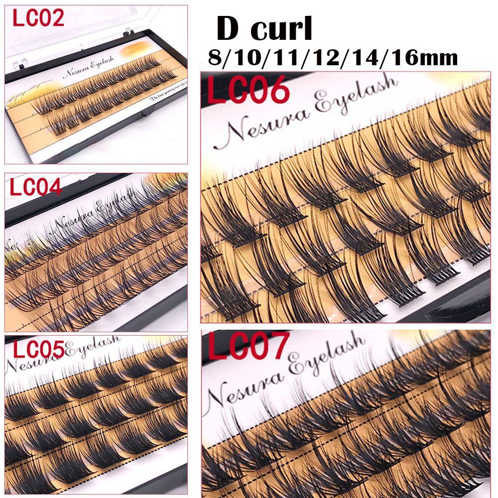 Драматические мягкие накладные ресницы 3D норковые волосы Пушистые натуральные индивидуальные ресницы Сегментированные ресницы
