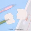 3 шт. выдвижной резак для скрапбукинга, безопасный резак для купонов, картона, посылки, упаковочная бумага, резак