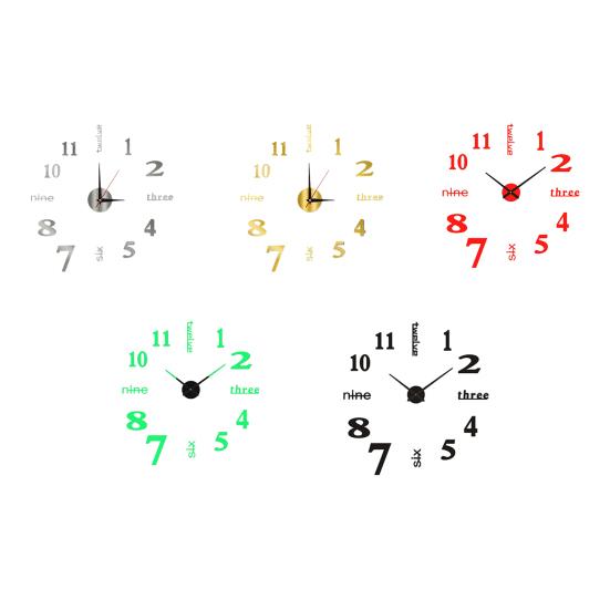 Современные скандинавские настенные часы на батарейках, тихие, с плавным ходом, с арабскими цифрами, 3D-эффект