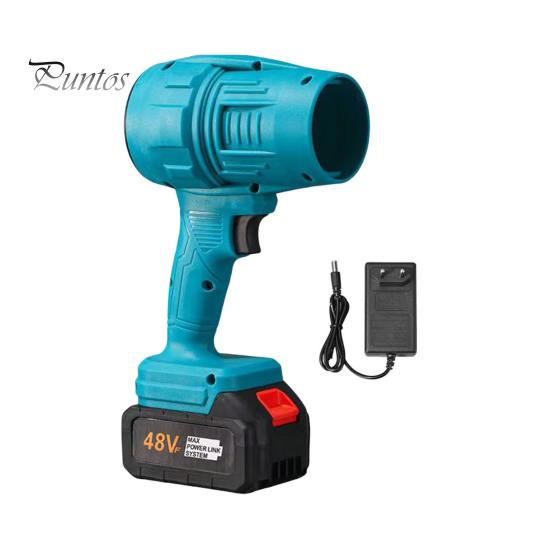 Беспроводной мощный реактивный вентилятор с высокоскоростным бесщеточным двигателем мощностью 1050 Вт, работающий от аккумулятора, ручной канальный турбовентилятор высокой мощности