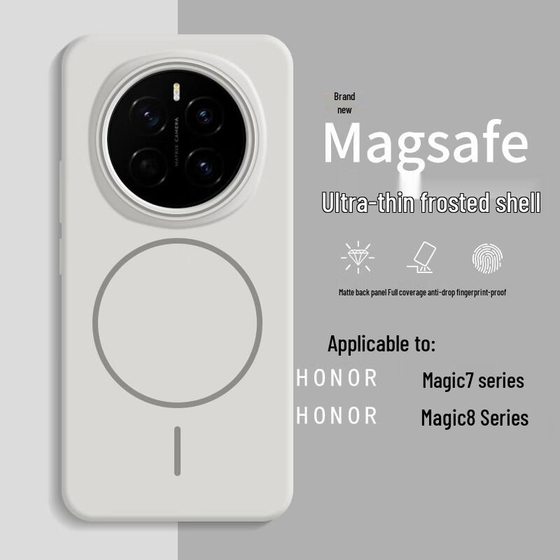 Honor Magic8 Pro Magnetic Frosted Shockproof Phone Case