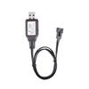 Advanced 6.4V Charger SM3P 600mA Battery Charging Cord with Safe Protections for Engineering Vehicle, Toy Car Black