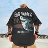 Мужская футболка 3d Shark Hip Hop Casual Tess Новые топы с короткими рукавами Летняя свободная одежда больших размеров Модная футболка