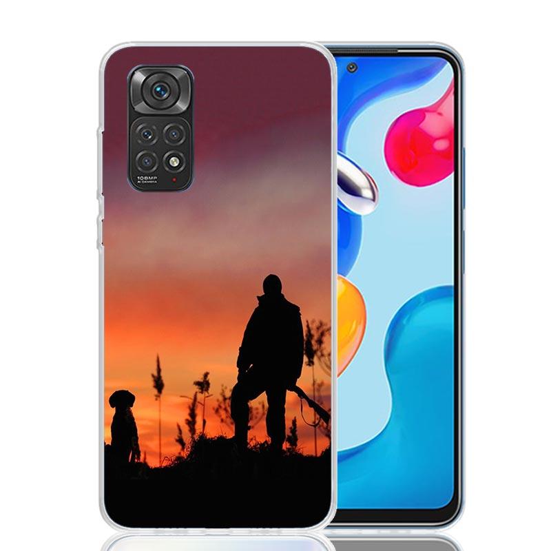 Hunter Dog Hunting Phone Case For Xiaomi Redmi Note 13 14 15 Pro Plus 12S 12 14S 11S 11E 10 10S 11 11T 5G 4G Cover Coque Redmi N