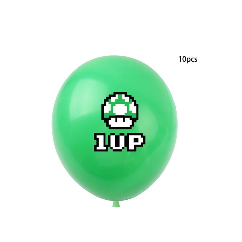 Супер Марио С Днем Рождения Украшения для Вечеринки Баннер Шары Топпер для Торта