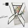 Versatile Silk Scarf: Floral Hairband & Bow Ribbon Souvenir