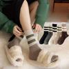 Женские осенне-зимние трендовые утолщенные теплые полностью впитывающие пот дезодорирующие спортивные длинные носки