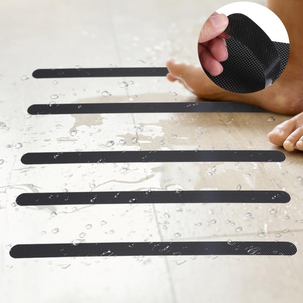 12 PCS PEVA Safety Strip Black Blue Shower Sticker Non-Slip Skid Strip Home Supply