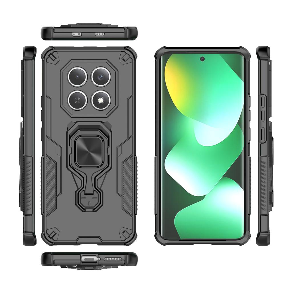 Металлическое кольцо Прочный ударопрочный чехол для Xiaomi Poco M8 Pro 5G Pokco Poco X7 Pro Защитная крышка