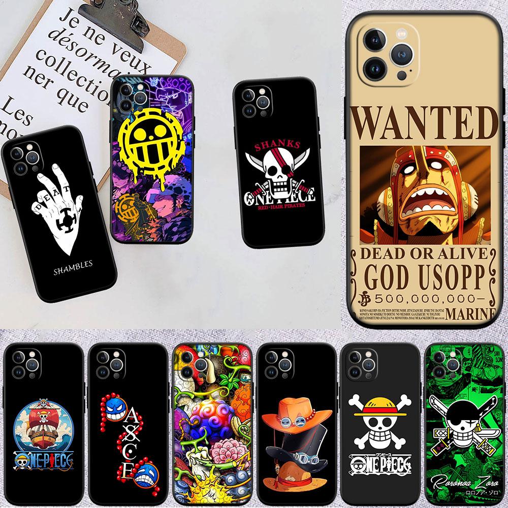 One Piece LOGO Phone Case for Samsung Galaxy A11 A12 A13 A15 A52S A53 A55 A56 A70 A71 A72 A73 F06 F16 F56 S10 Plus S10e