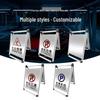 Stainless Steel A-Frame No Parking Sign