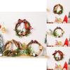 Charming Holiday Decor Bow Pinecone Lemon Berry Wreath For Festive Home Styling