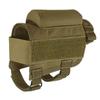 Camo Outdoor Butt Stock Rifle Cheek Rest Pouch Bullet Holder Adjustable Nylon Riser Pad Ammo Cartridges Bag for Hunting