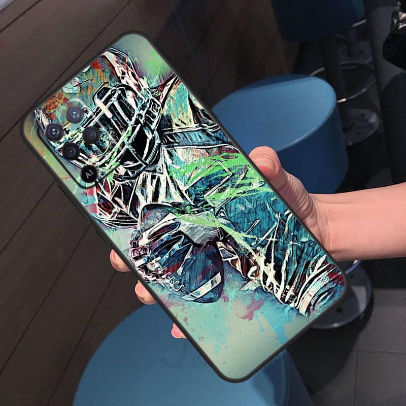 American football player sport Case For Oppo A18 A38 A58 A78 A98 A60 A80 A40 A96 A76 A16 A94 A74 A54 A15 A17 A57 A77 A5 Pro