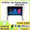 Для Toyota Camry 2012-2014 Навигация GPS Android Автомагнитола Мультимедийный Плеер Стерео wifi+4G Carplay авто видео