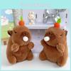 Adorable Bubble-blowing Capybara Plush Keychain Charming Bag Accessory Perfect For Couples