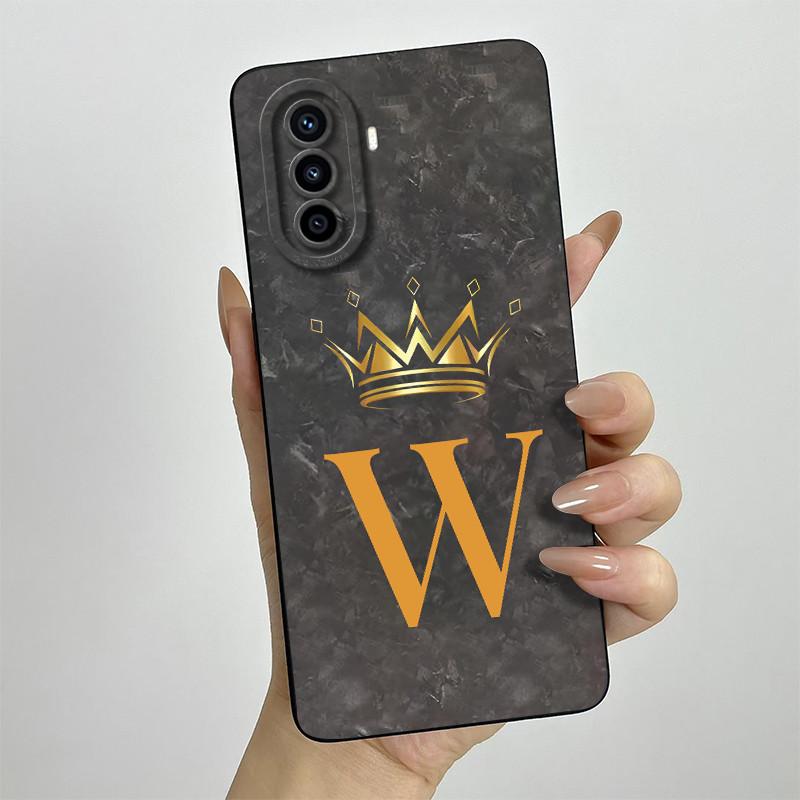 Чехол для Huawei Nova Y70 Чехол для телефона Huawei nova y71 nova y70 plus Модный Королевский Шрифт Матовый Противоударный Мягкий Защитный Чехол